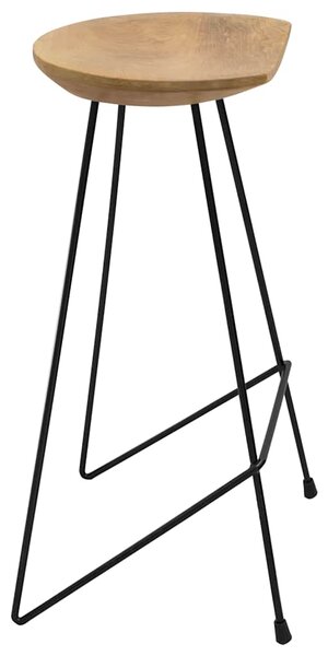 Barové stoličky 2 ks masivní teak 285203