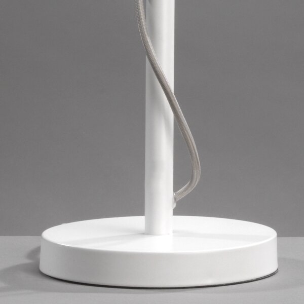 ONLI - Stolní lampa WIRE 1xE27/15W/230V 50 cm šedá/bílá
