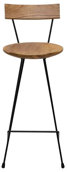 Barové stoličky 2 ks masivní teak 285205