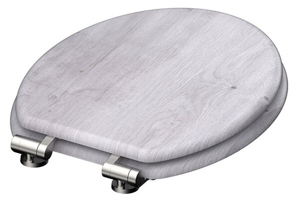 Eisl Sanitär WC prkénko MDF Soft Close Light Wood 80192