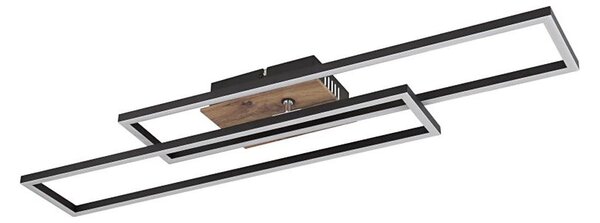 Globo 67208-30 - LED Stropní svítidlo DAKARI LED/30W/230V 3000K 60x80 cm černá