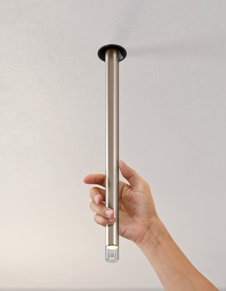 Lodes 15833 6720 A-tube Nano Swing medium, stropní svítidlo, 3W LED 2700K, hnědá, 60cm