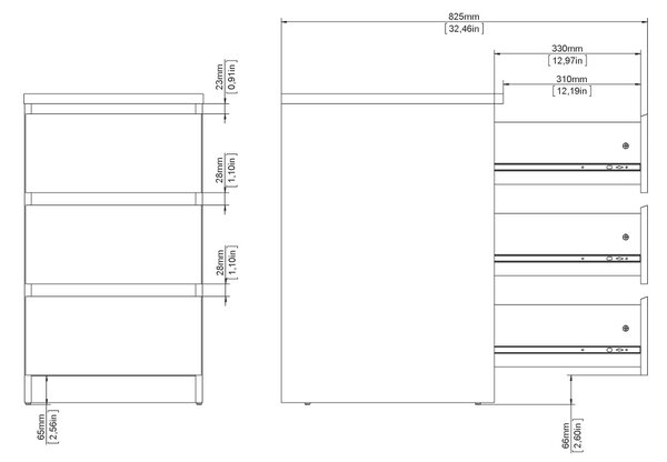 Komoda Naia 76237 jackson hickory