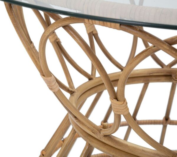 Designový konferenční stolek Gennipha 75 cm hnědý