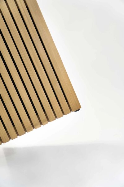 Dřevěný truhlík MAXI, s příčkami, akácie, šířka 84 cm, hnědá