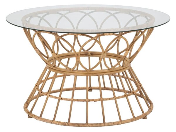 Designový konferenční stolek Gennipha 75 cm hnědý