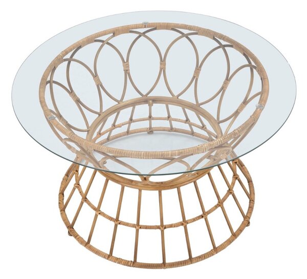Designový konferenční stolek Gennipha 75 cm hnědý