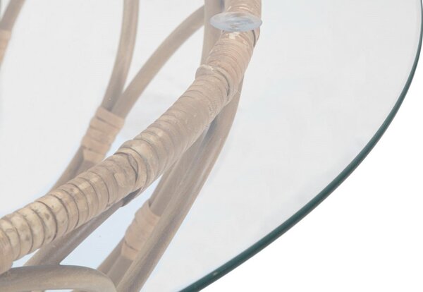 Designový konferenční stolek Gennipha 75 cm hnědý