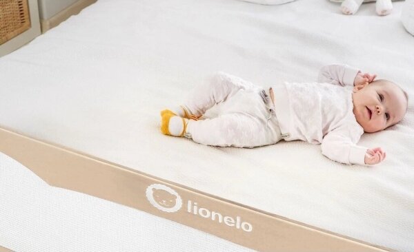 Lionelo - Bezpečnostní zábrana k posteli EVA béžová