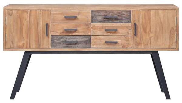 VodaXL Odkládací skříňka 110x30x75 cm masivní teak 285314