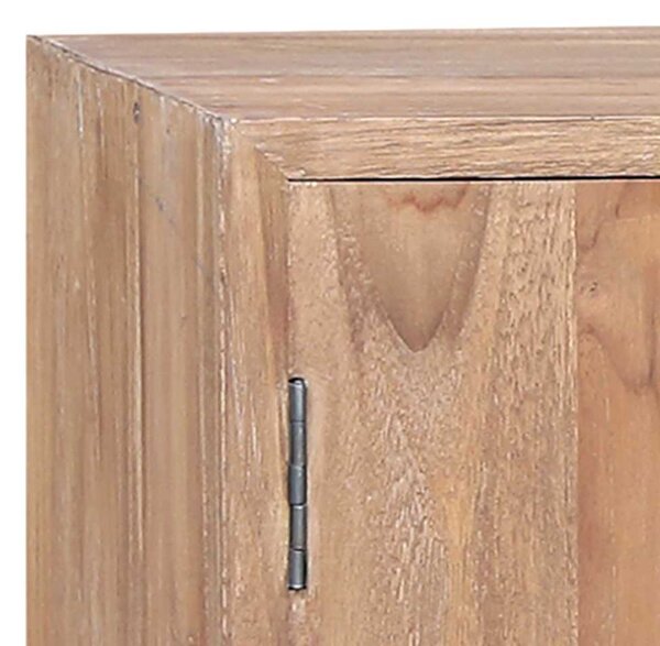 VodaXL Odkládací skříňka 110x30x75 cm masivní teak 285314