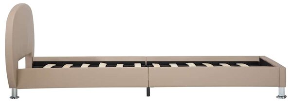 Rám postele cappuccino umělá kůže 100 x 200 cm 285421