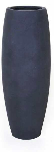 Květináč MAGNUM, sklolaminát, výška 100 cm, antracit