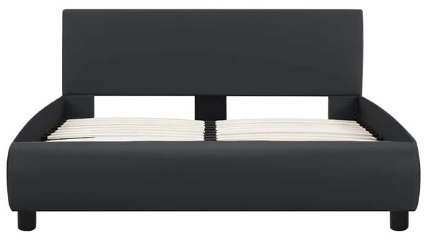 Rám postele s LED světlem černý umělá kůže 120 x 200 cm 285482
