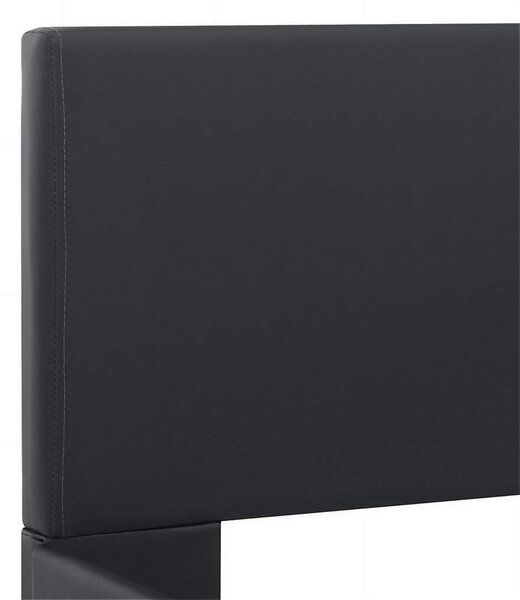 Rám postele s LED světlem černý umělá kůže 120 x 200 cm 285482