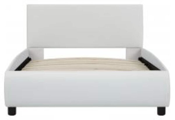 Rám postele s LED světlem bílý umělá kůže 90 x 200 cm 285486