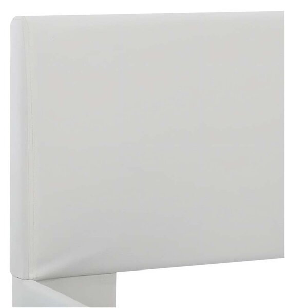 Rám postele s LED světlem bílý umělá kůže 160 x 200 cm 285490