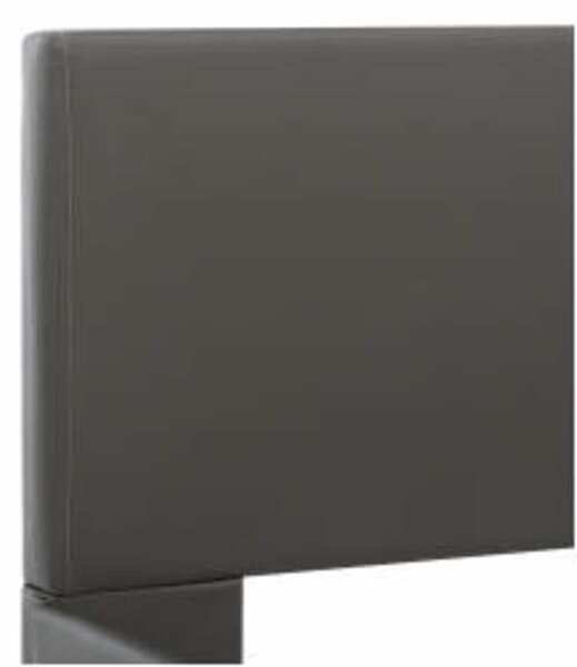 Rám postele s LED světlem šedý umělá kůže 140 x 200 cm 285495