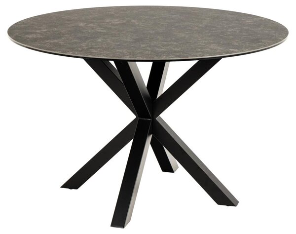 Actona Kulatý jídelní stůl Heaven 120 cm černý mramor