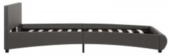 Rám postele s LED světlem šedý umělá kůže 140 x 200 cm 285495