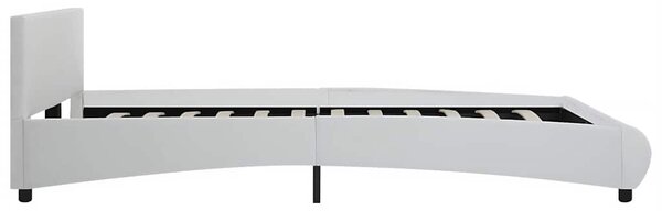 Rám postele s LED světlem bílý umělá kůže 160 x 200 cm 285490
