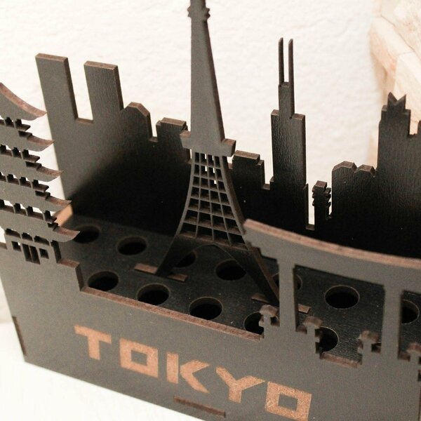 DUBLEZ | Dřevěný stojan na tužky / pera - Tokyo