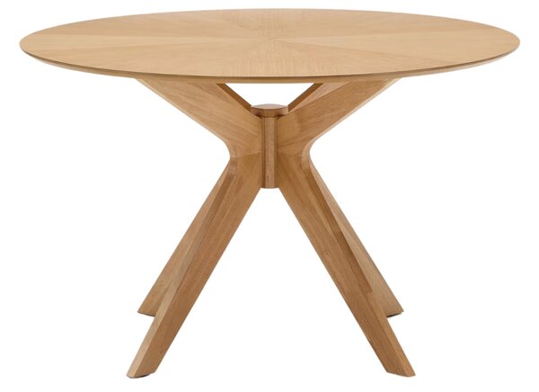 Kave Home Dubový jídelní stůl Naanim ⌀ 120 cm