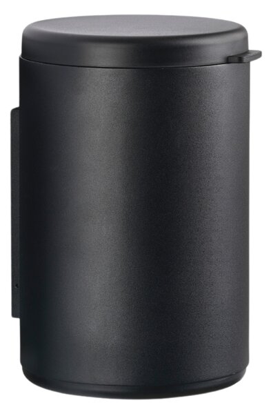 Zone Denmark Černý kovový nástěnný odpadkový koš Rim 3,3 l