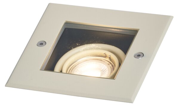 Moderní zemní bodové svítidlo béžové GU10 50mm otočné a naklápěcí IP65 - Oneon
