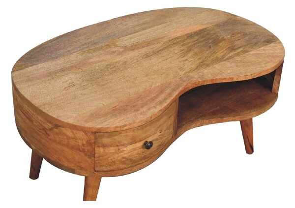 Konferenční stolek v dubovém odstínu, 80 × 50 × 40 cm