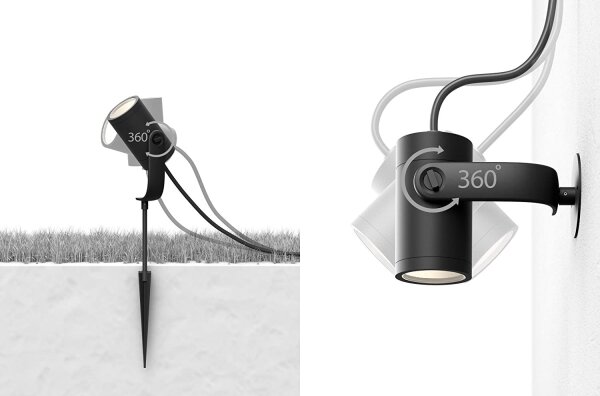 Philips 17428/30/P7 - LED RGB Venkovní bodové svítidlo Hue LILY LED/8W/230V IP65