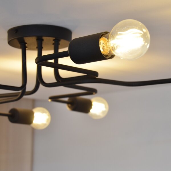 LED Přisazený lustr TUBE 6xE27/15W/230V
