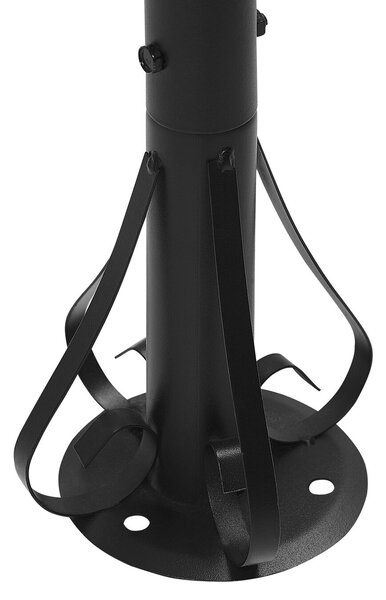 Zahradní altán s LED solárním osvětlením BestBerg BBGG-20 / 350 x 274 cm / šedá