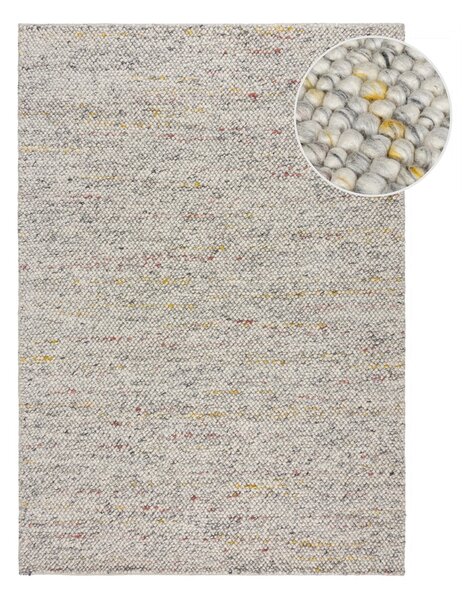 Krémový ručně tkaný koberec s příměsí vlny 120x170 cm Minerals – Flair Rugs