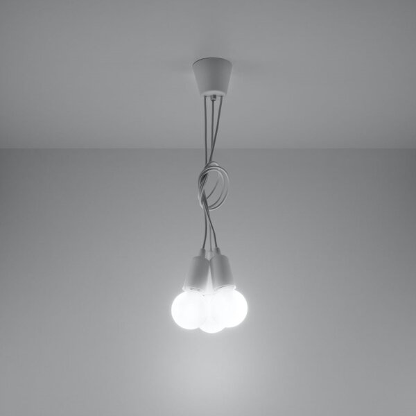 Sollux SL.0570 - Lustr na lanku DIEGO 3xE27/60W/230V
