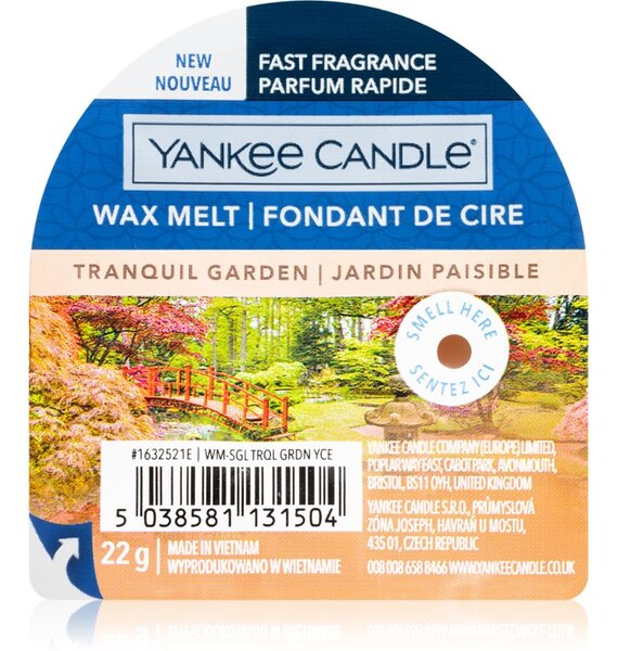 Yankee Candle Tranquil Garden vosk do aromalampy 22 g