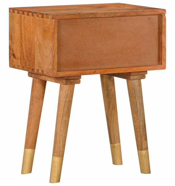Noční stolek 43 x 30 x 58 cm masivní mangovníkové dřevo 285853