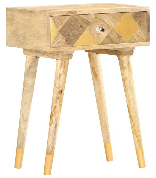 Noční stolek 43 x 30 x 58 cm masivní mangovníkové dřevo 285857