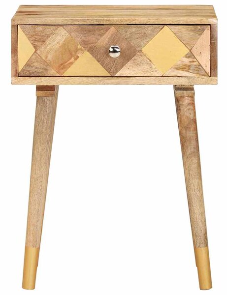 Noční stolek 43 x 30 x 58 cm masivní mangovníkové dřevo 285857