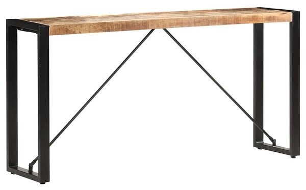 Konzolový stolek 150 x 35 x 76 cm masivní mangovníkové dřevo 285948