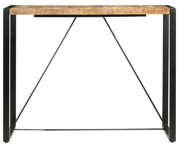 Barový stůl 140 x 70 x 110 cm masivní mangovníkové dřevo 285957