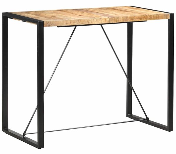 Barový stůl 140 x 70 x 110 cm masivní mangovníkové dřevo 285957