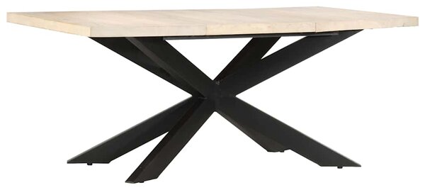 Jídelní stůl 180 x 90 x 76 cm masivní bělené mangovníkové dřevo 285964