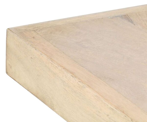 Jídelní stůl 180 x 90 x 76 cm masivní bělené mangovníkové dřevo 285964