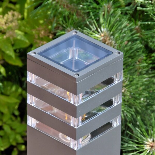 Venkovní lampa TEKSAS 1xE27/12W/230V IP44 44 cm antracit