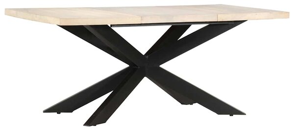 Jídelní stůl 180 x 90 x 76 cm masivní bělené mangovníkové dřevo 285964