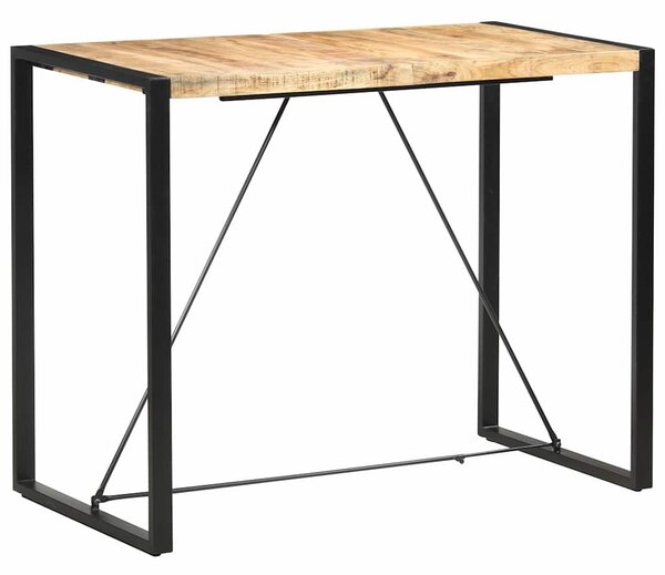 Barový stůl 140 x 70 x 110 cm masivní mangovníkové dřevo 285957