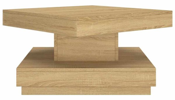 Konferenční stolek světle hnědý 60 x 60 x 35 cm MDF 286096