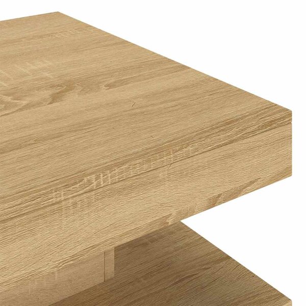 Konferenční stolek světle hnědý 60 x 60 x 35 cm MDF 286096
