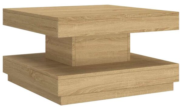 Konferenční stolek světle hnědý 60 x 60 x 35 cm MDF 286096